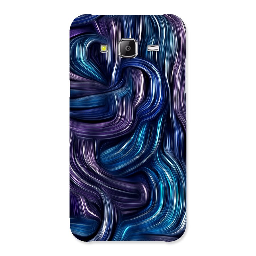 Blue and Purple Oil Paint Back Case for Samsung Galaxy J5