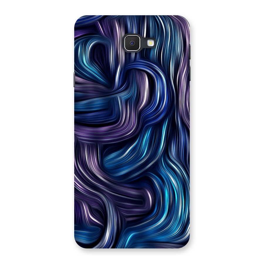 Blue and Purple Oil Paint Back Case for Samsung Galaxy J7 Prime