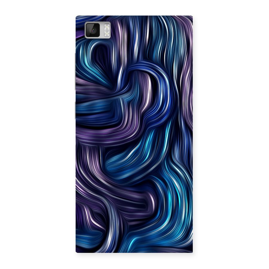 Blue and Purple Oil Paint Back Case for Xiaomi Mi3