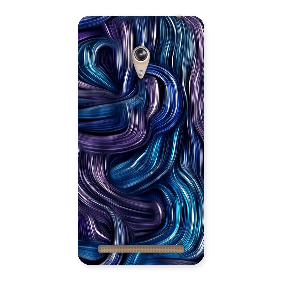 Blue and Purple Oil Paint Back Case for Zenfone 6