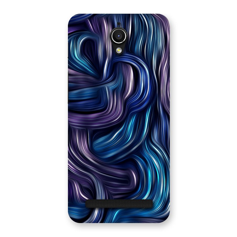 Blue and Purple Oil Paint Back Case for Zenfone Go