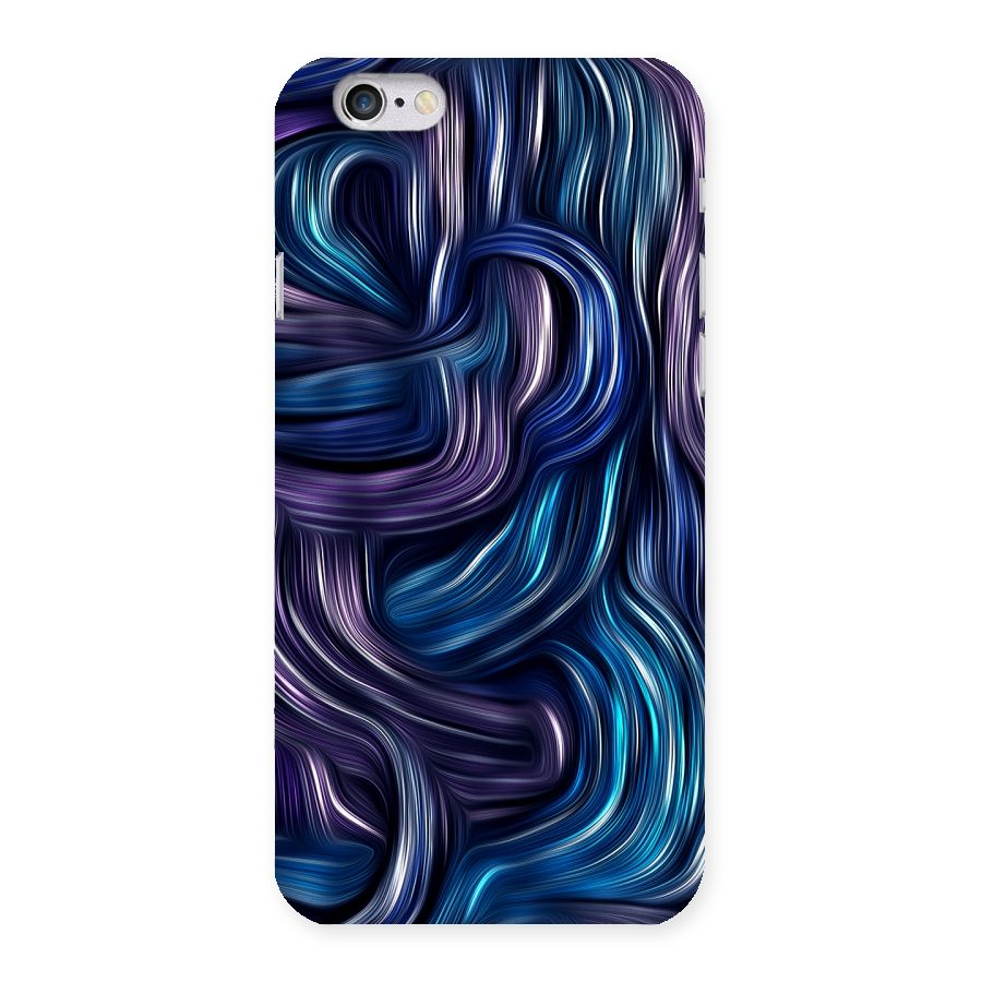 Blue and Purple Oil Paint Back Case for iPhone 6 6S
