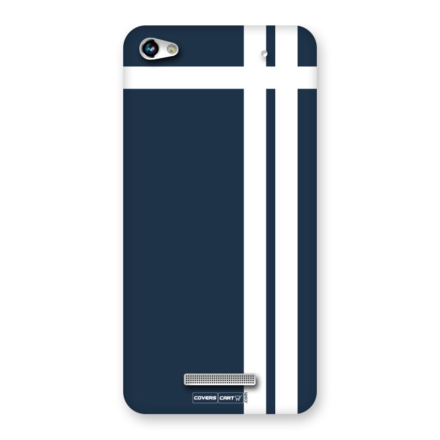 Blue and White Back Case for Canvas Hue 2 A316