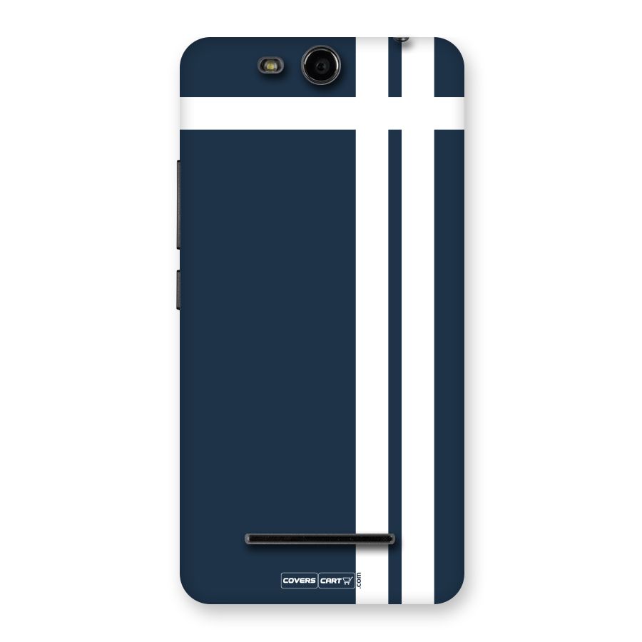 Blue and White Back Case for Canvas Juice 3