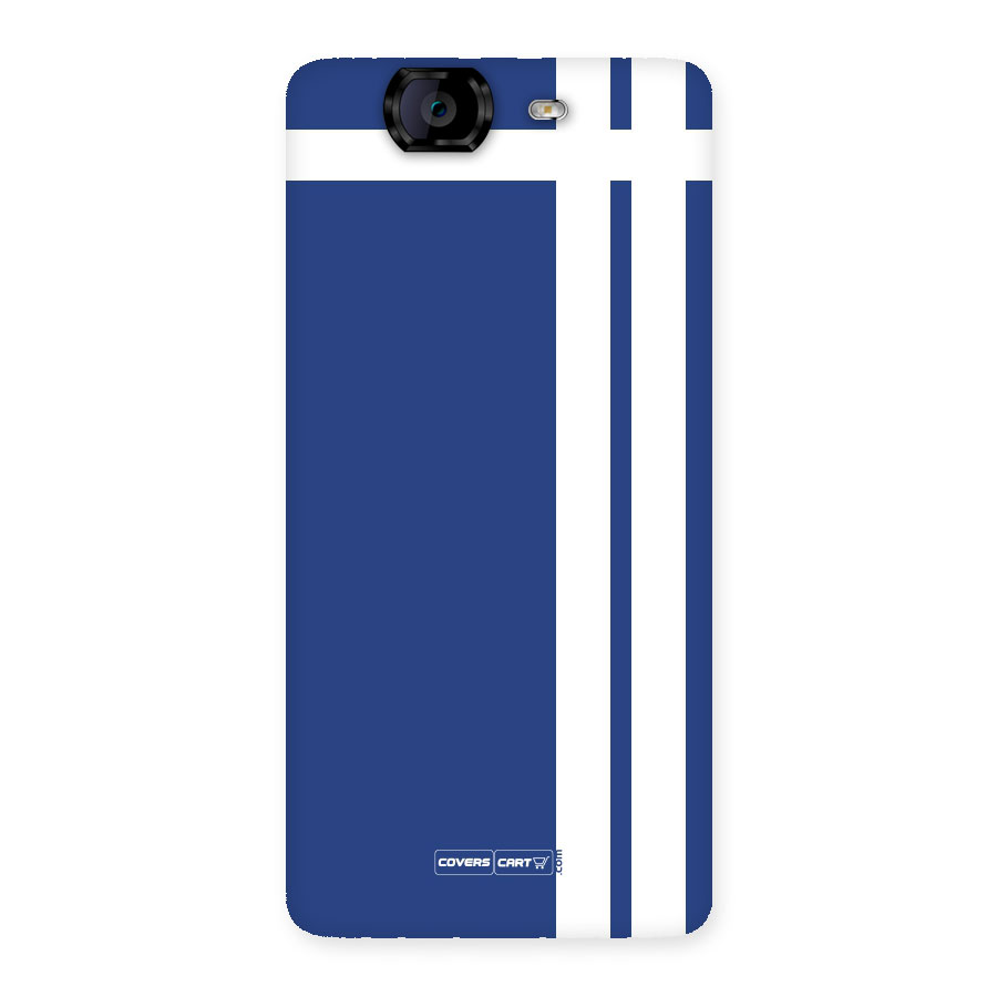 Blue and White Back Case for Canvas Knight A350