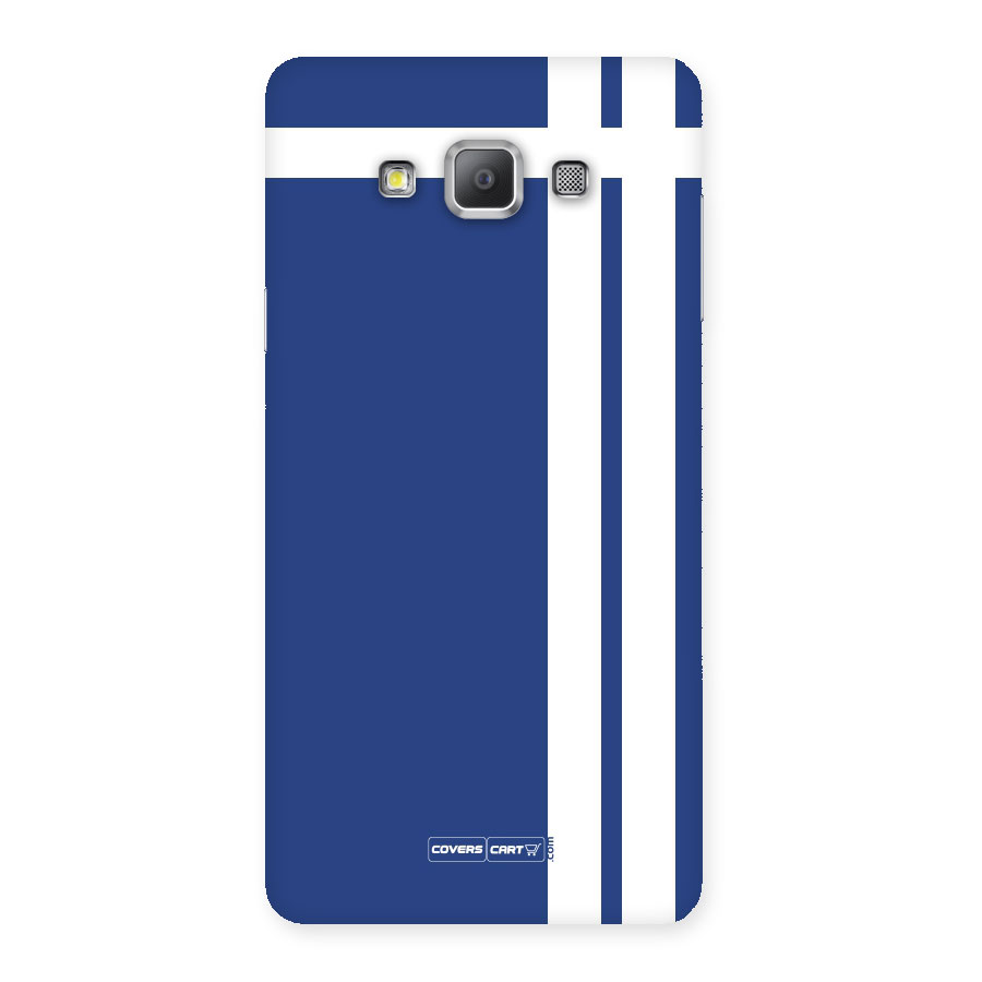 Blue and White Back Case for Galaxy A7