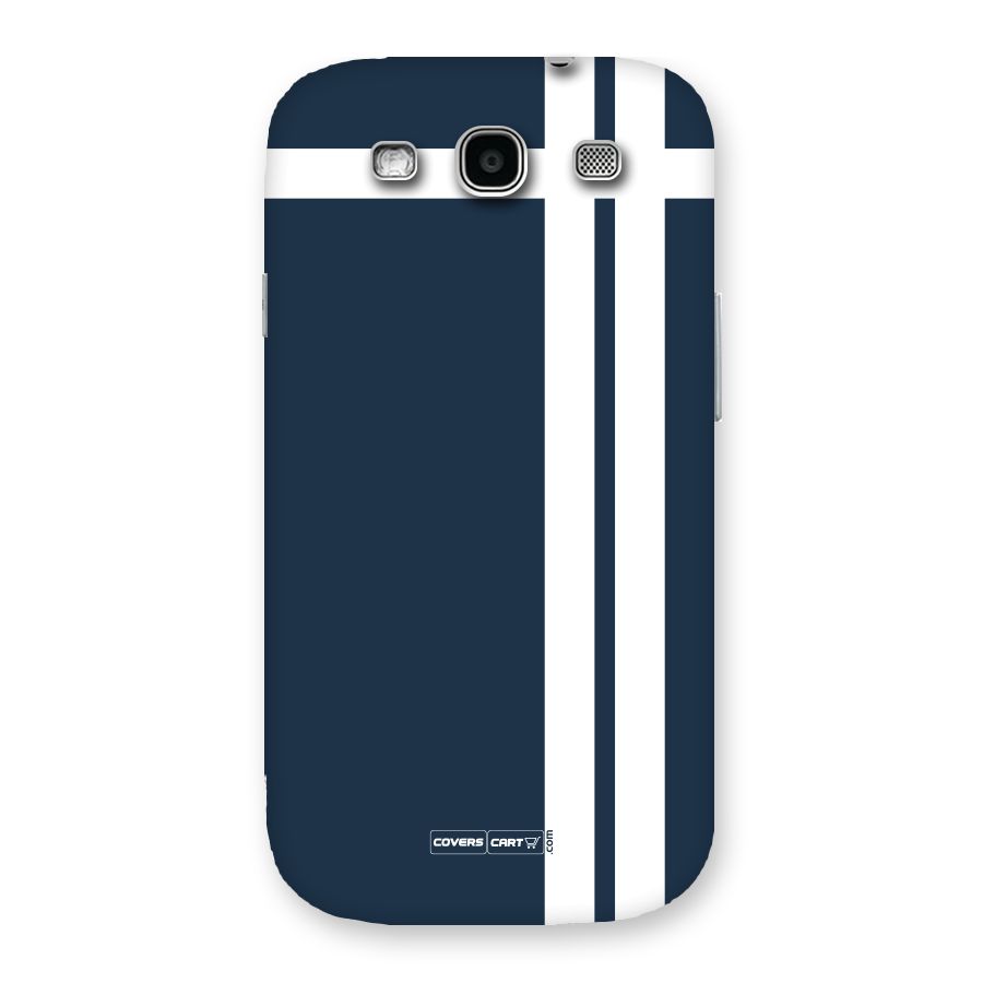 Blue and White Back Case for Galaxy S3