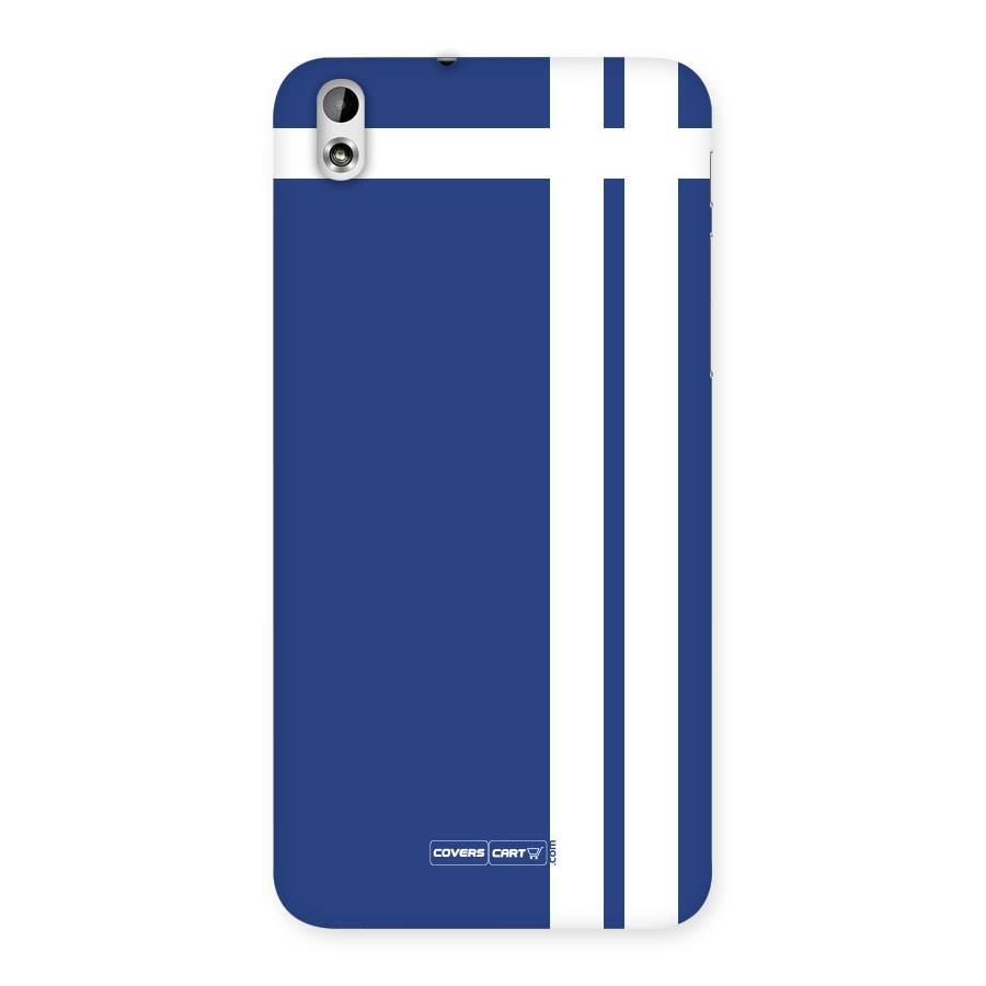 Blue and White Back Case for HTC Desire 816