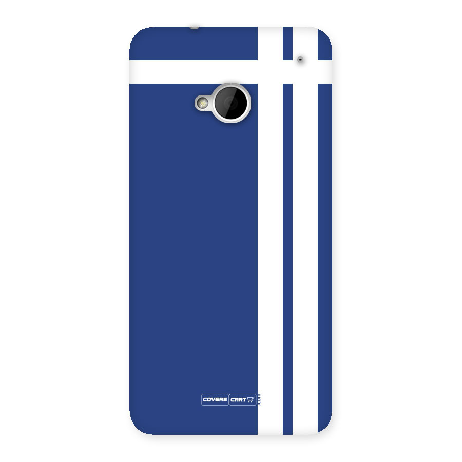 Blue and White Back Case for HTC One M7