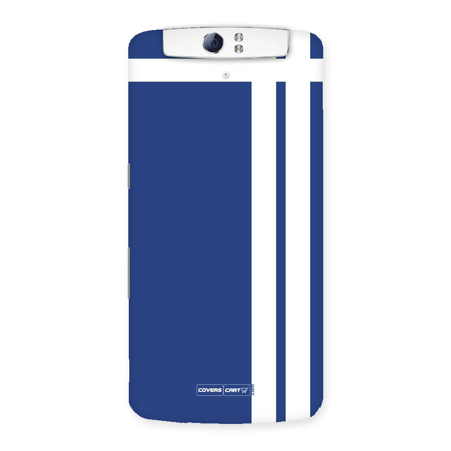 Blue and White Back Case for Oppo N1