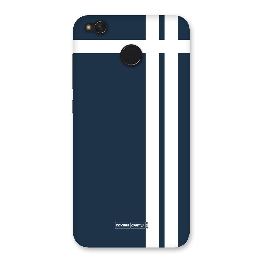 Blue and White Back Case for Redmi 4