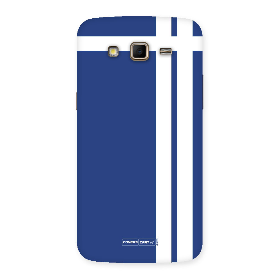 Blue and White Back Case for Samsung Galaxy Grand 2