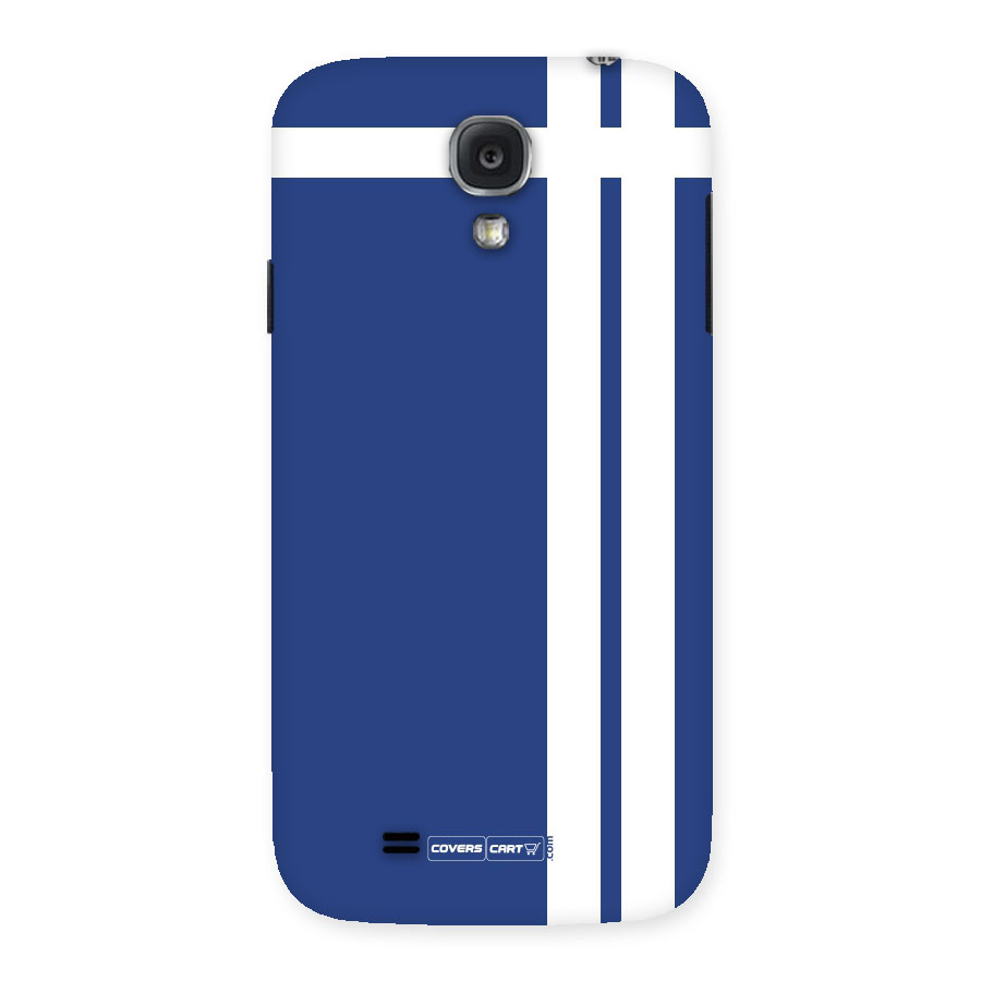Blue and White Back Case for Samsung Galaxy S4