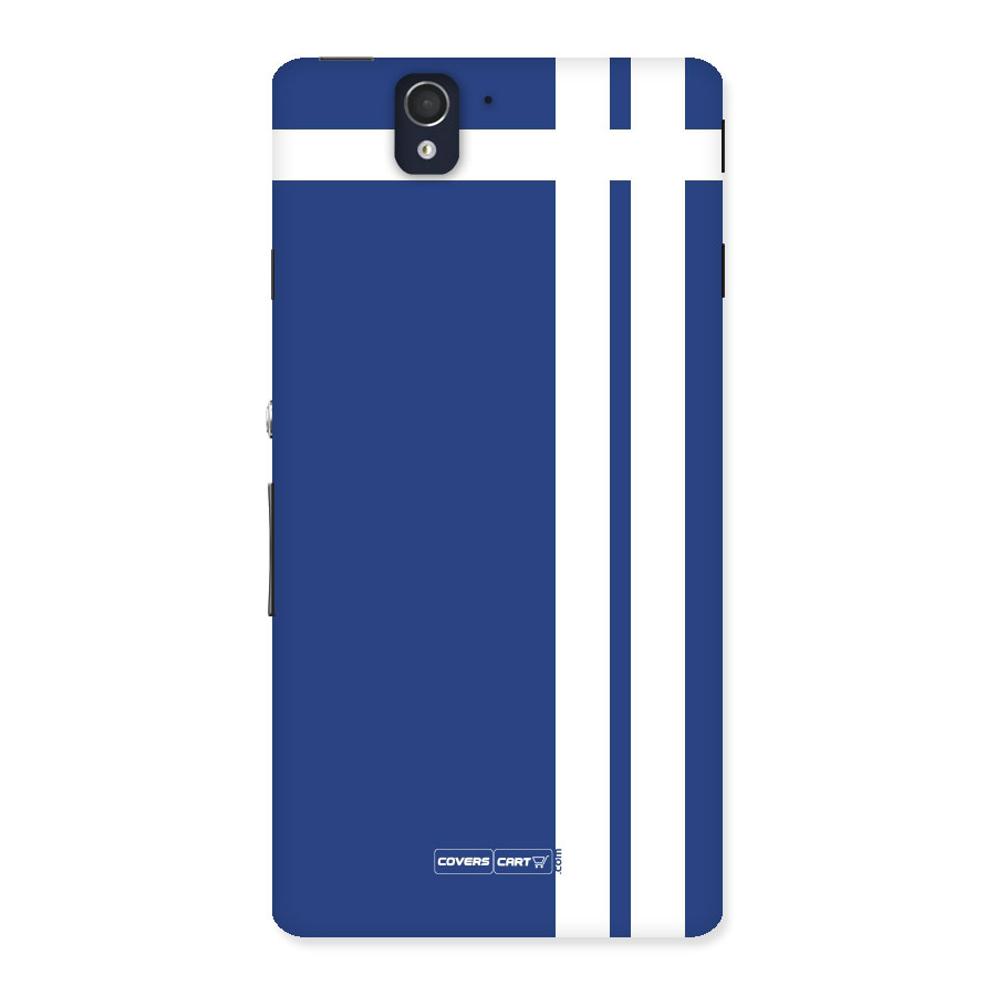 Blue and White Back Case for Sony Xperia Z