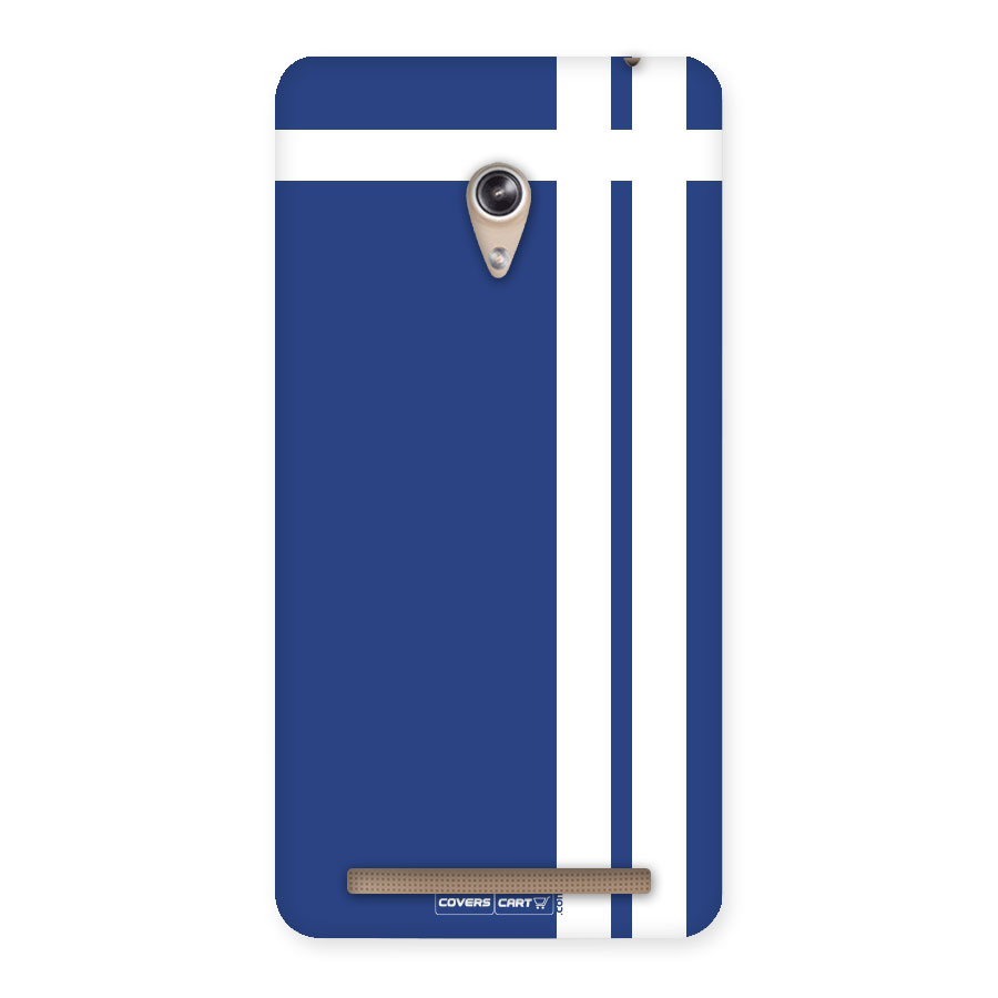 Blue and White Back Case for Zenfone 6