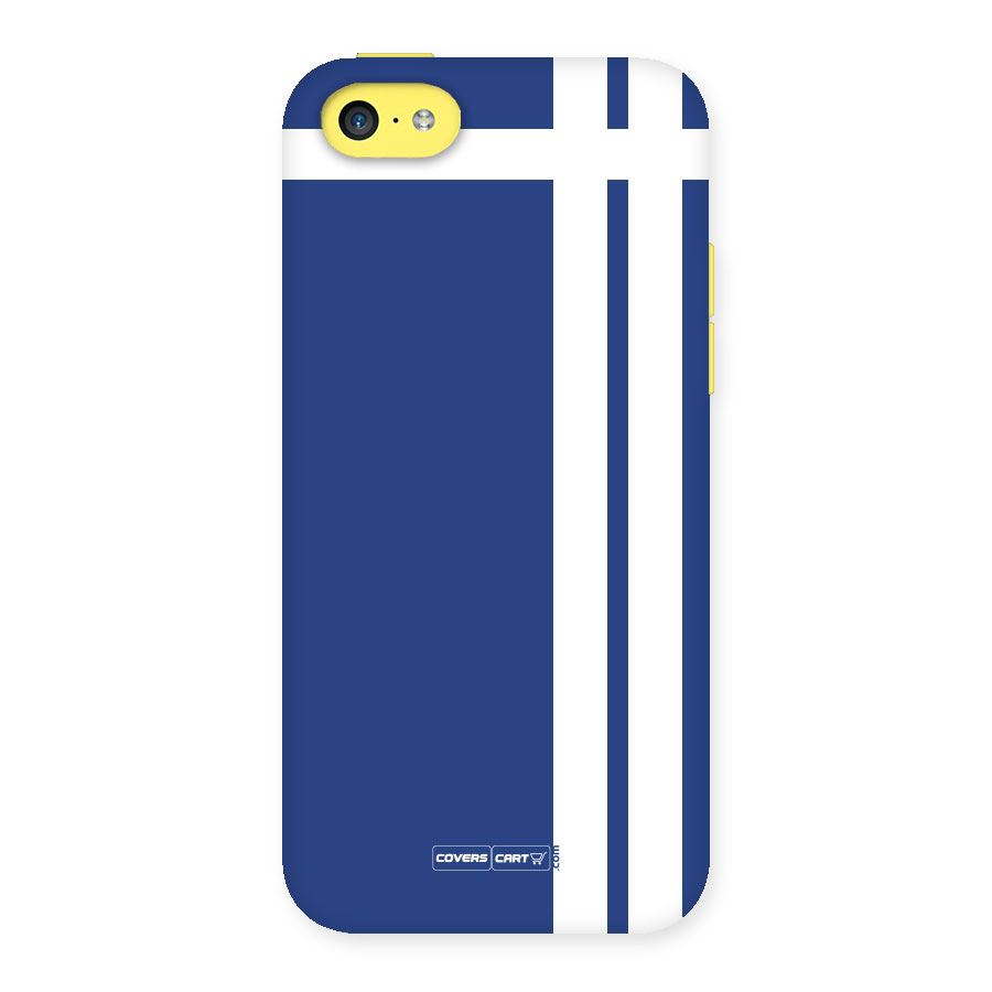 Blue and White Back Case for iPhone 5C