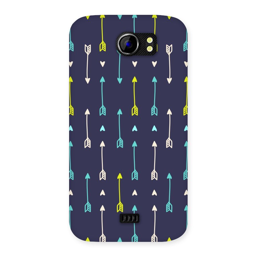 Boho Arrow Pattern Back Case for Micromax Canvas 2 A110