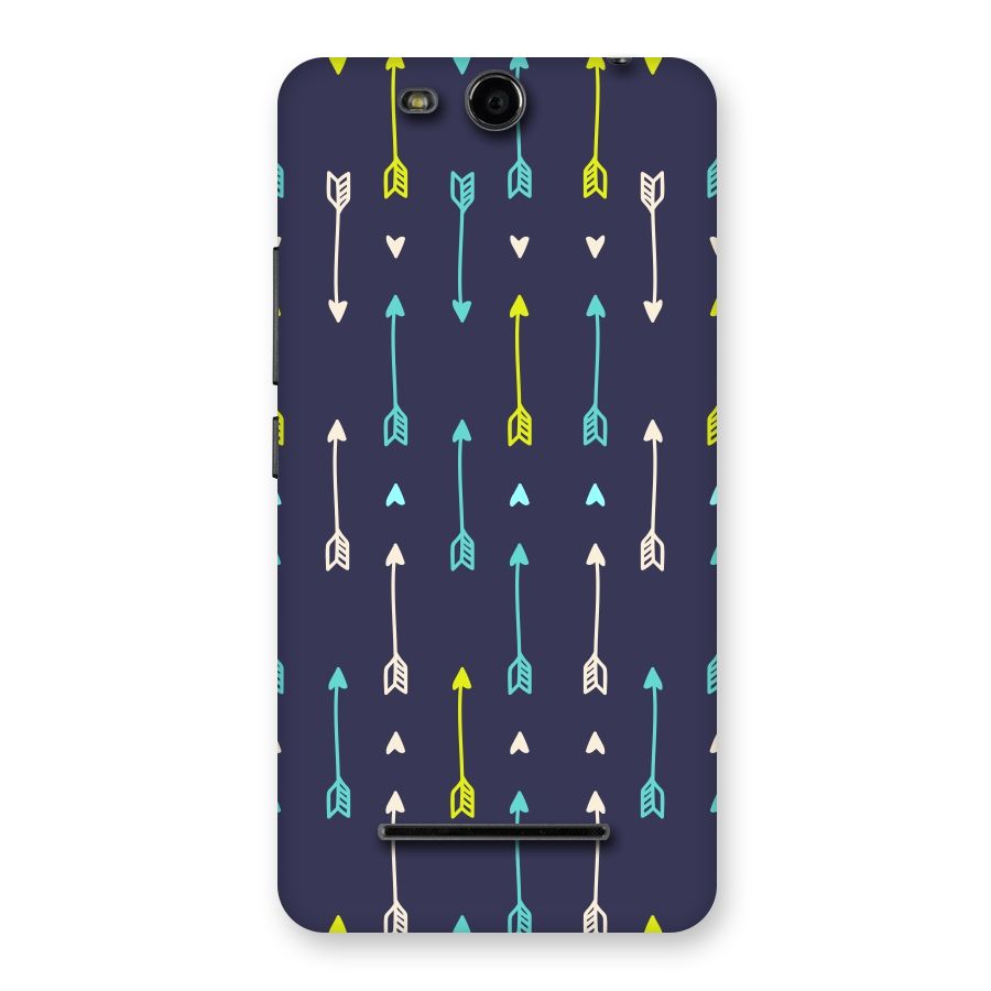 Boho Arrow Pattern Back Case for Micromax Canvas Juice 3 Q392