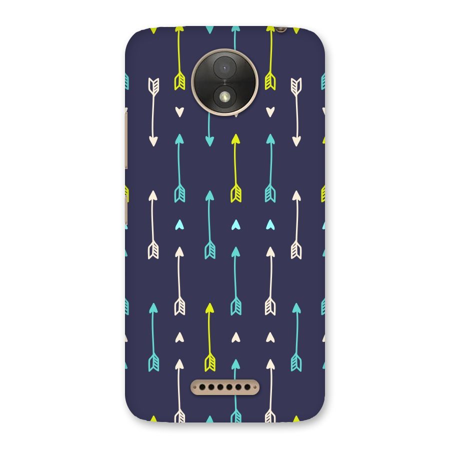 Boho Arrow Pattern Back Case for Moto C Plus