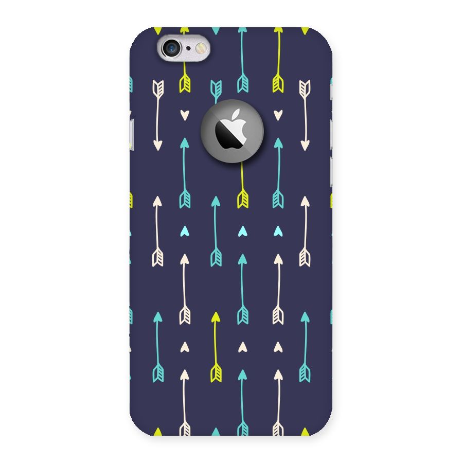 Boho Arrow Pattern Back Case for iPhone 6 Logo Cut