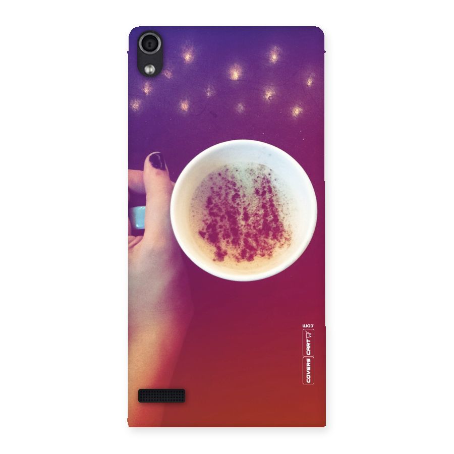 Bokeh Coffee Mug Back Case for Ascend P6
