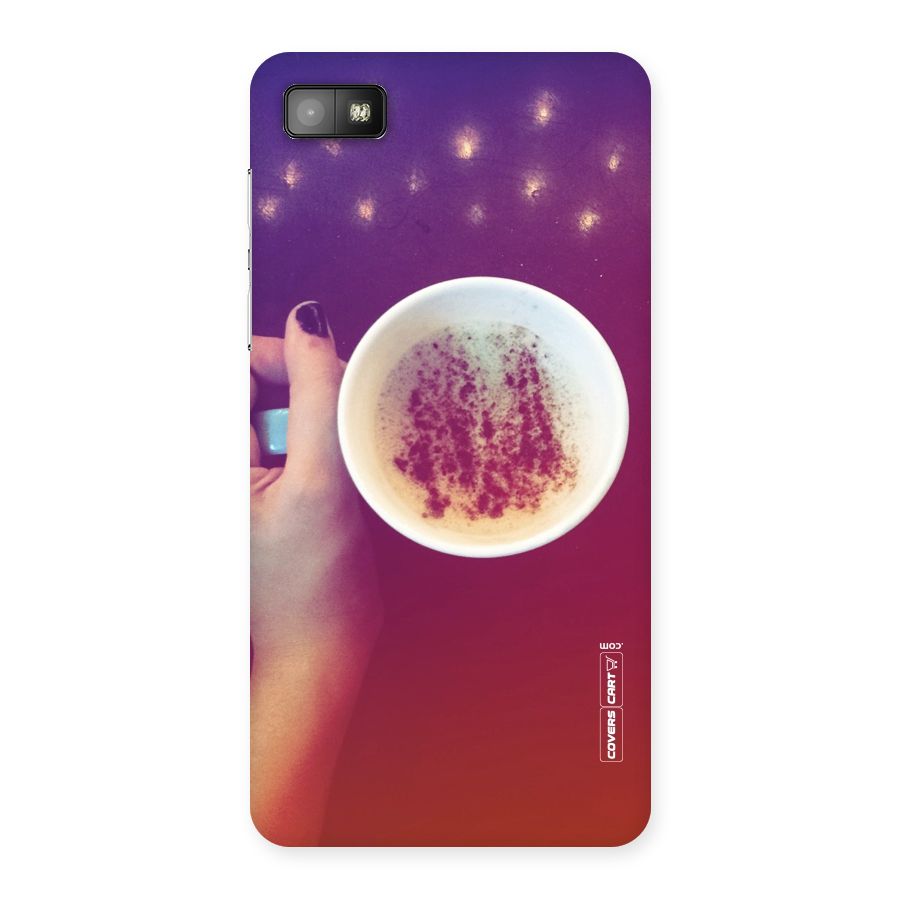 Bokeh Coffee Mug Back Case for Blackberry Z10