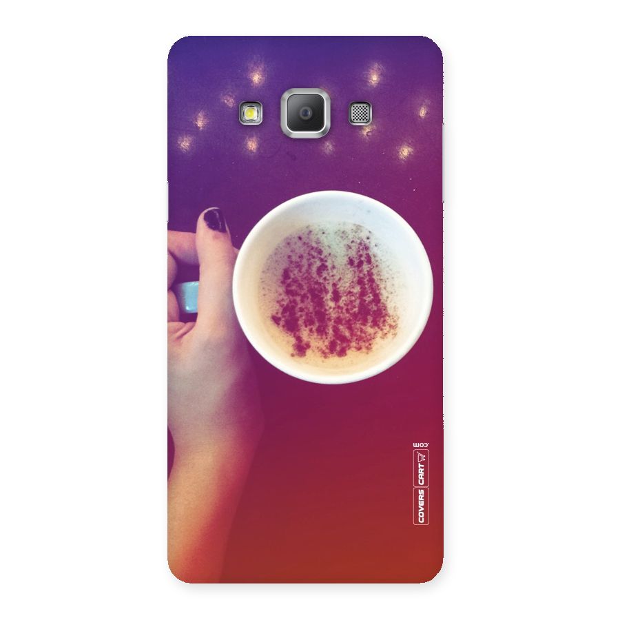 Bokeh Coffee Mug Back Case for Galaxy A7