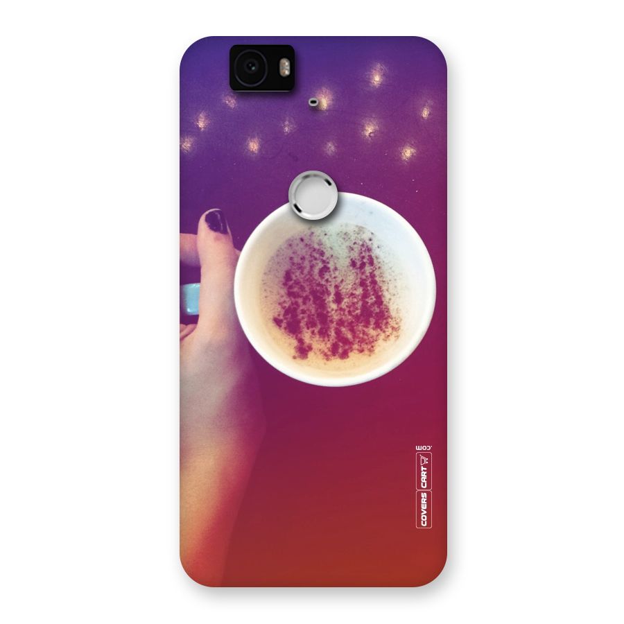 Bokeh Coffee Mug Back Case for Google Nexus-6P