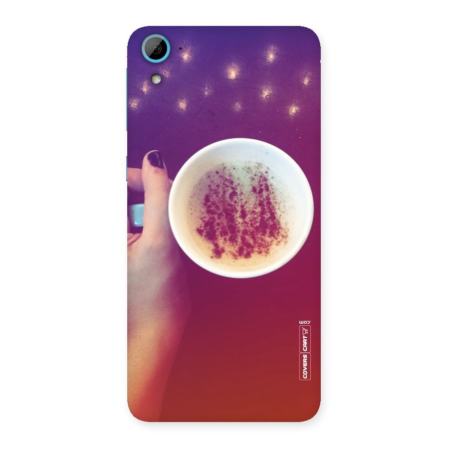 Bokeh Coffee Mug Back Case for HTC Desire 826