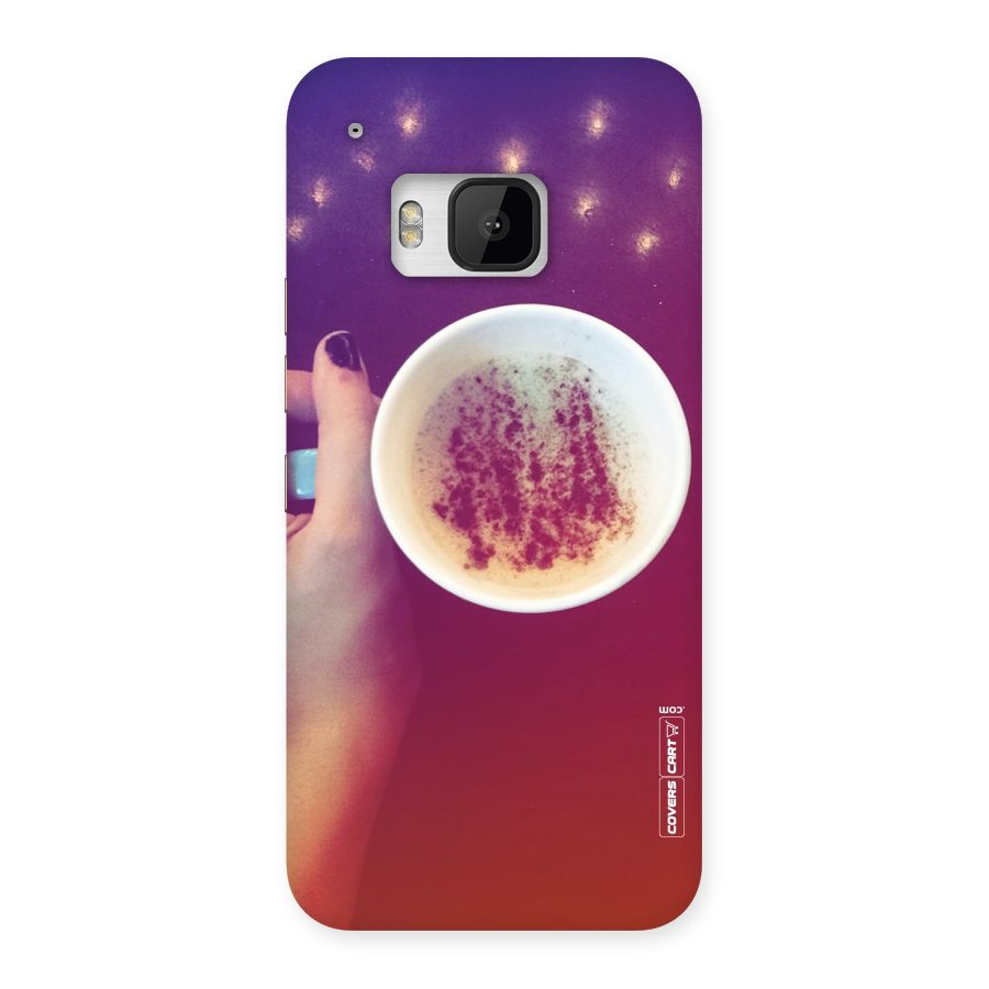 Bokeh Coffee Mug Back Case for HTC One M9