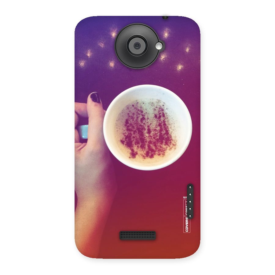 Bokeh Coffee Mug Back Case for HTC One X