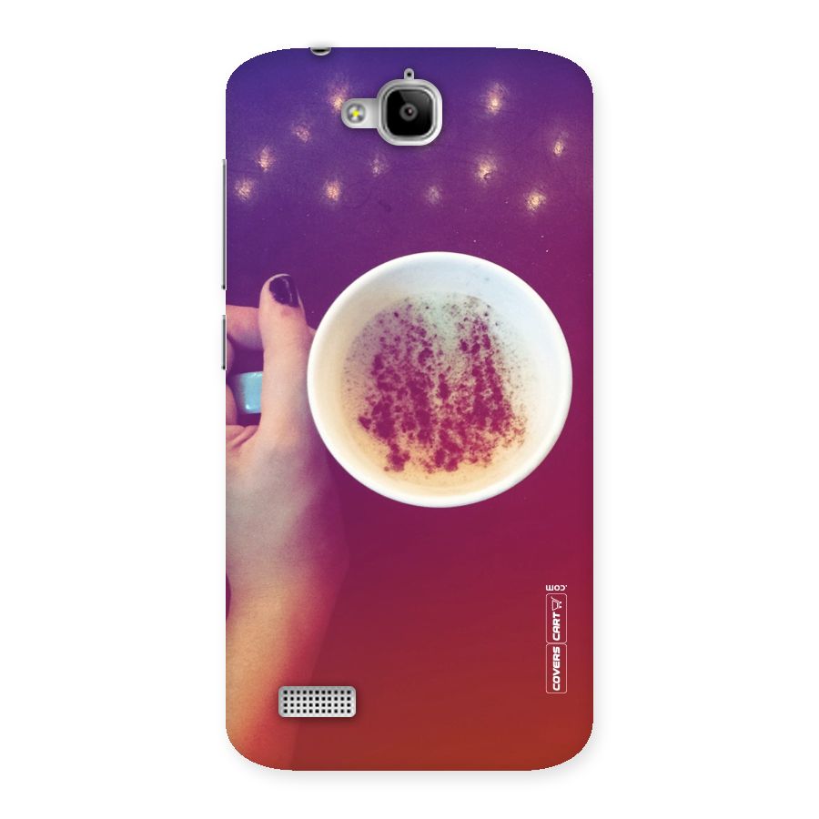 Bokeh Coffee Mug Back Case for Honor Holly