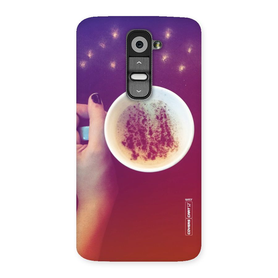 Bokeh Coffee Mug Back Case for LG G2