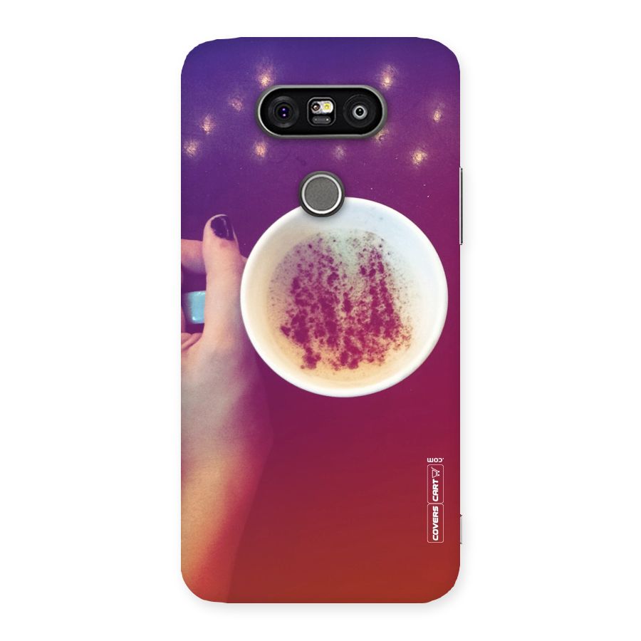 Bokeh Coffee Mug Back Case for LG G5