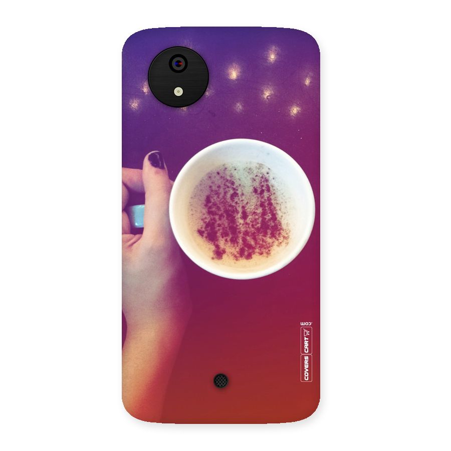 Bokeh Coffee Mug Back Case for Micromax Canvas A1
