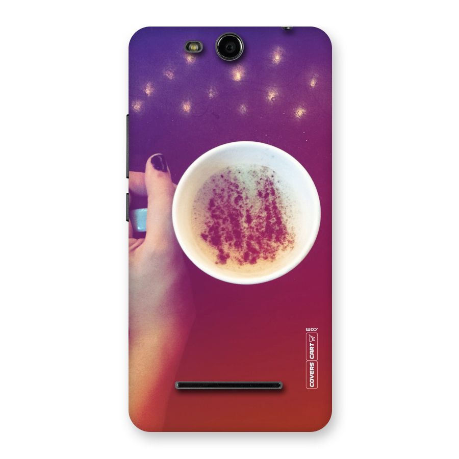Bokeh Coffee Mug Back Case for Micromax Canvas Juice 3 Q392