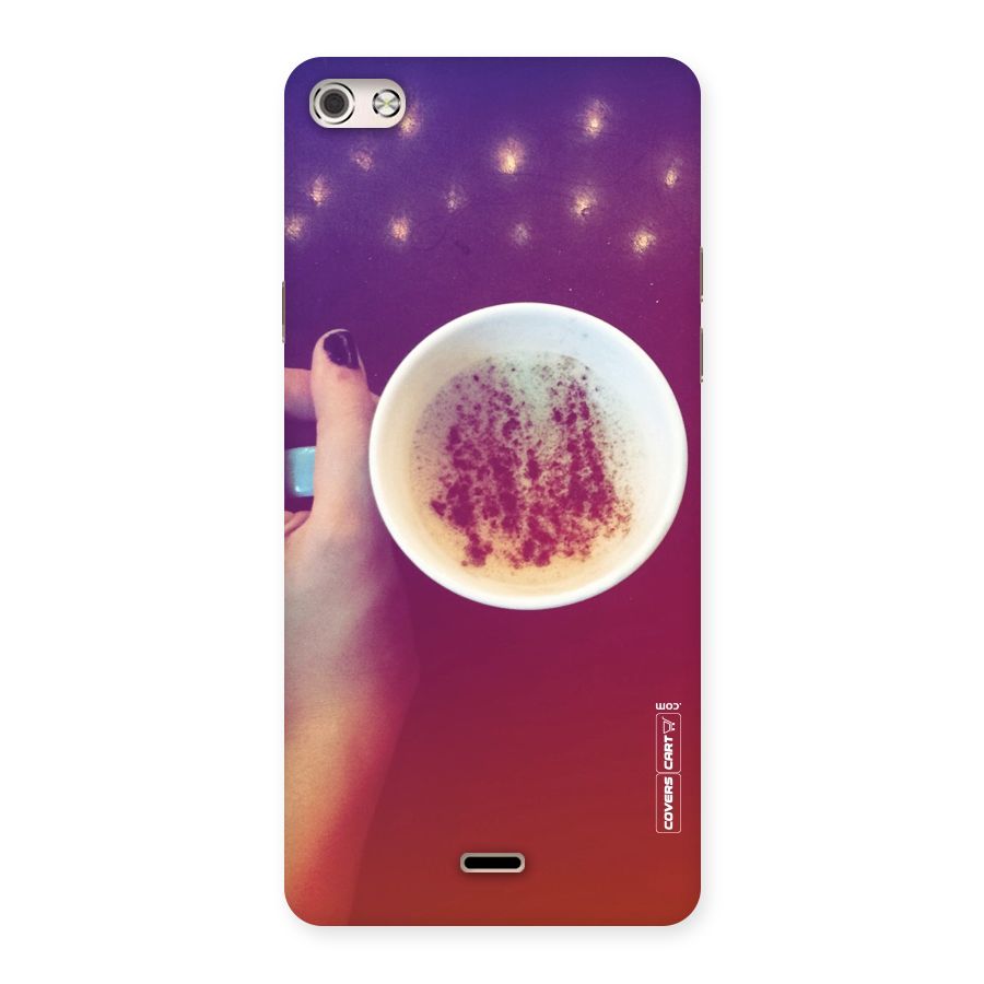 Bokeh Coffee Mug Back Case for Micromax Canvas Silver 5