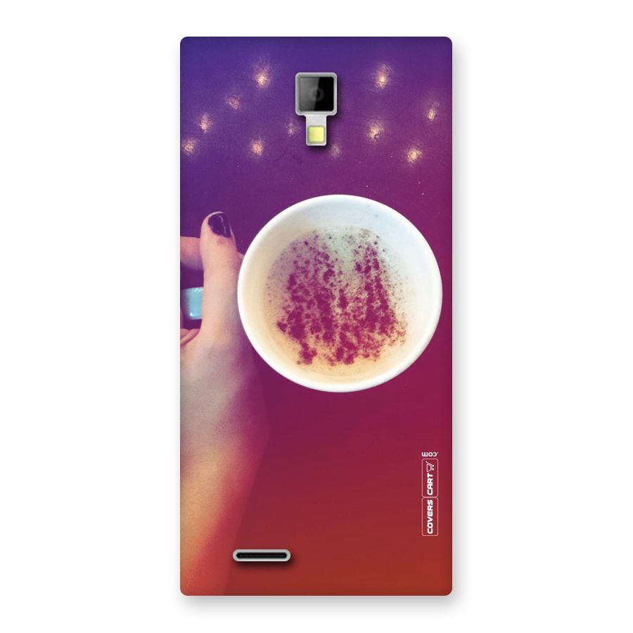 Bokeh Coffee Mug Back Case for Micromax Canvas Xpress A99
