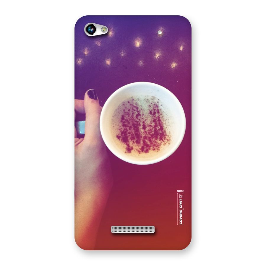 Bokeh Coffee Mug Back Case for Micromax Hue 2