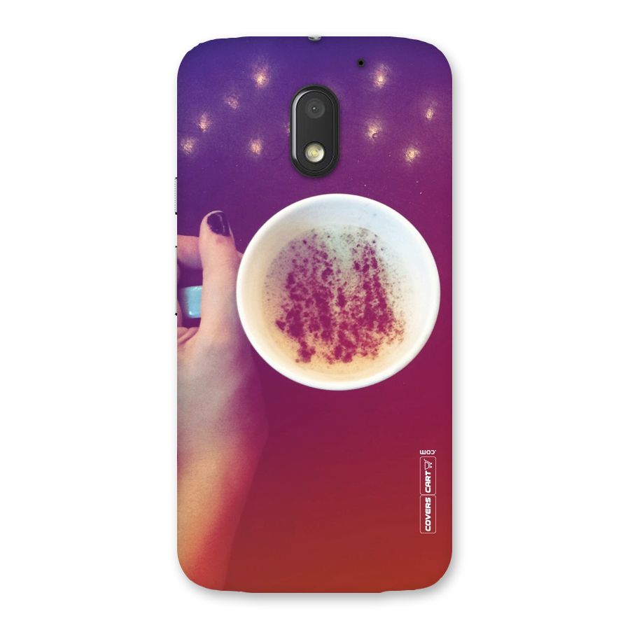 Bokeh Coffee Mug Back Case for Moto E3 Power