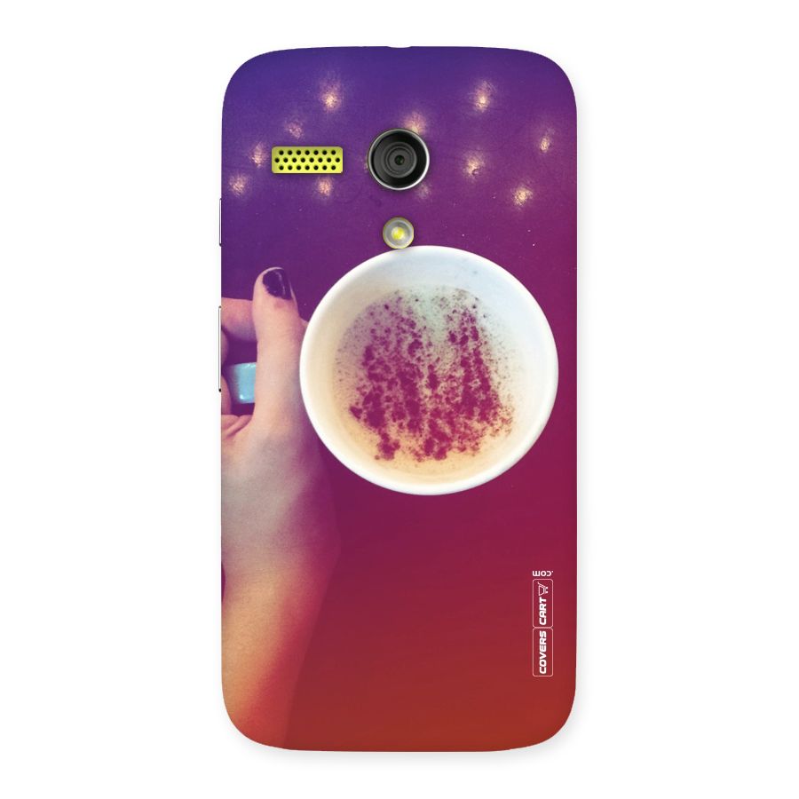 Bokeh Coffee Mug Back Case for Moto G
