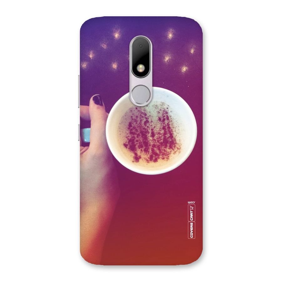 Bokeh Coffee Mug Back Case for Moto M