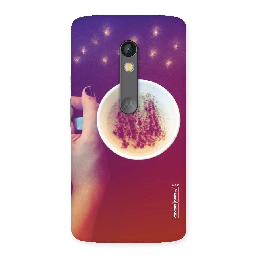 Bokeh Coffee Mug Back Case for Moto X Play