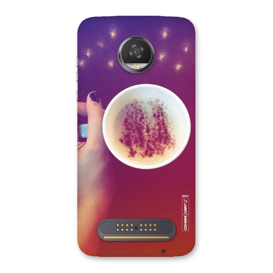 Bokeh Coffee Mug Back Case for Moto Z2 Play