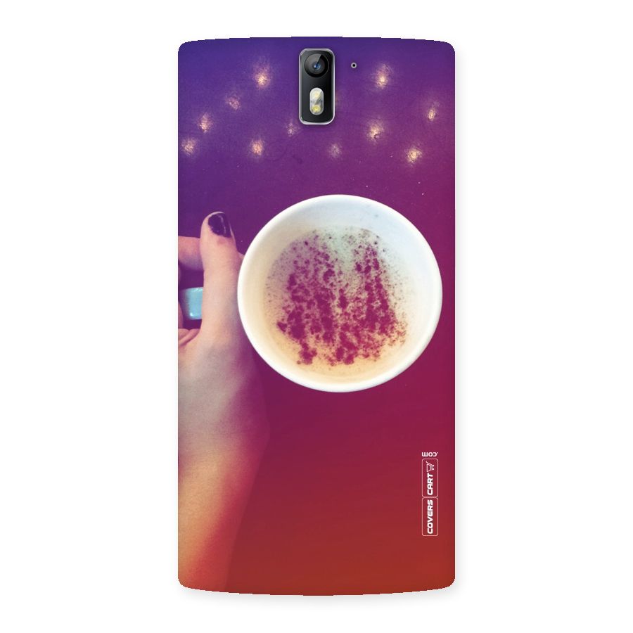 Bokeh Coffee Mug Back Case for One Plus One