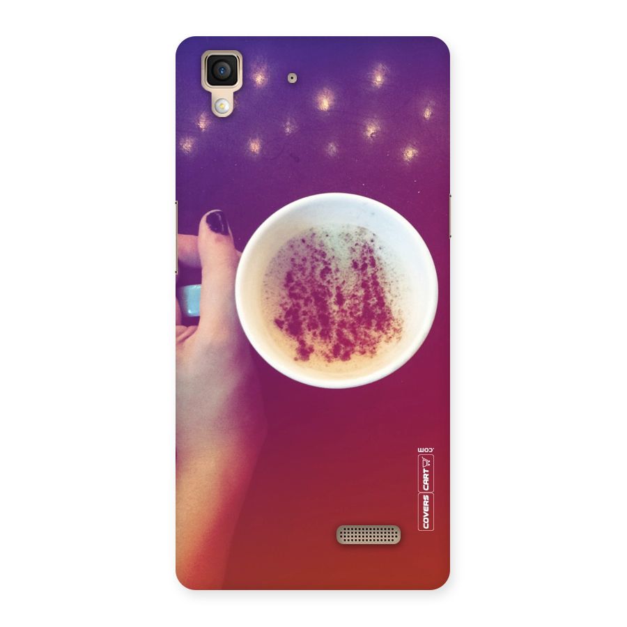 Bokeh Coffee Mug Back Case for Oppo R7