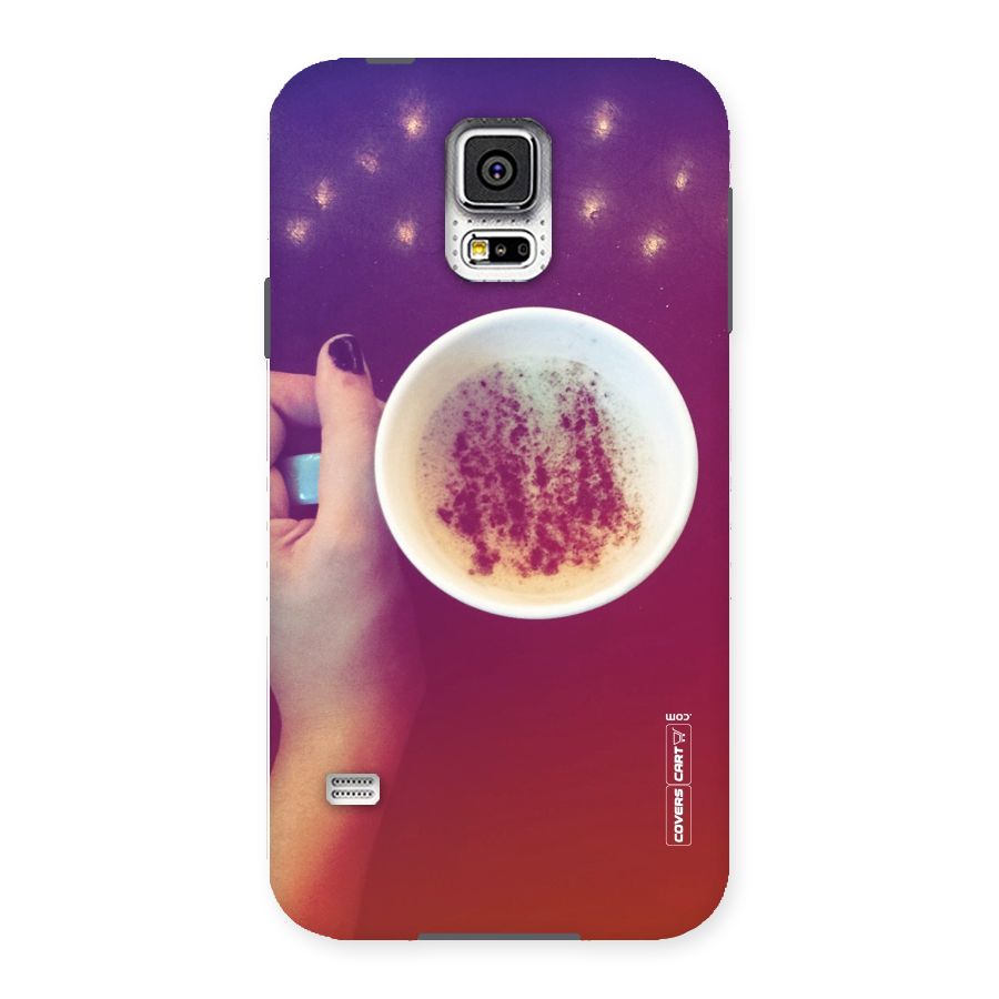 Bokeh Coffee Mug Back Case for Samsung Galaxy S5