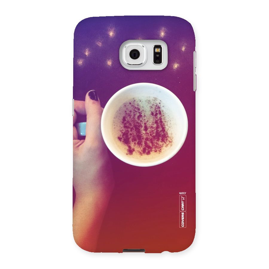Bokeh Coffee Mug Back Case for Samsung Galaxy S6