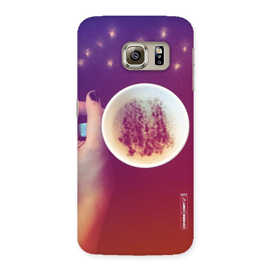 Bokeh Coffee Mug Back Case for Samsung Galaxy S6 Edge