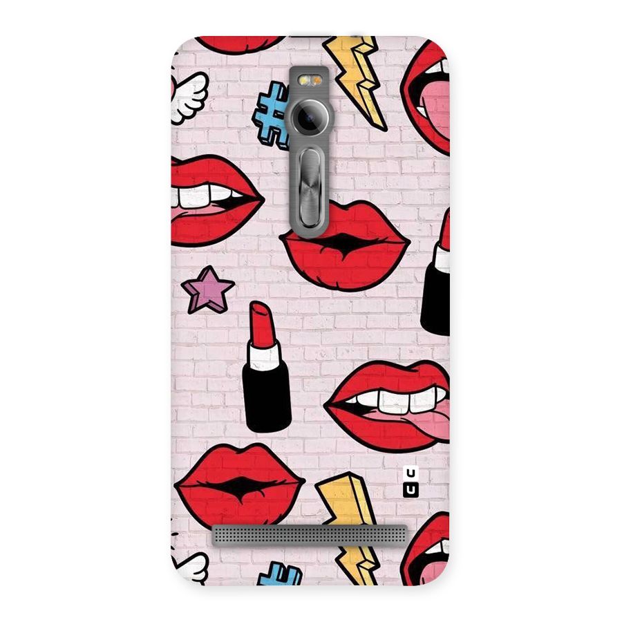 Bold Red Back Case for Asus Zenfone 2